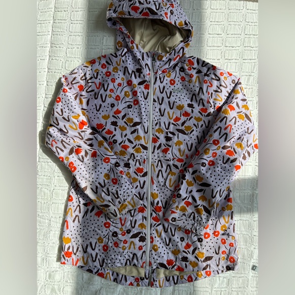 NWOT! Never worn! REI Purple and Pink Raincoat with Hood and Full-Length Zipper - Picture 2 of 13